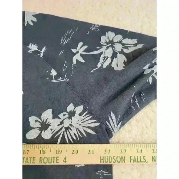 Monrow Top Hawaiian Vintage Raglan Womens Large Short Sleeve New USA - Picture 6 of 11